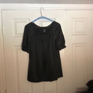 MixIt black silk blouse